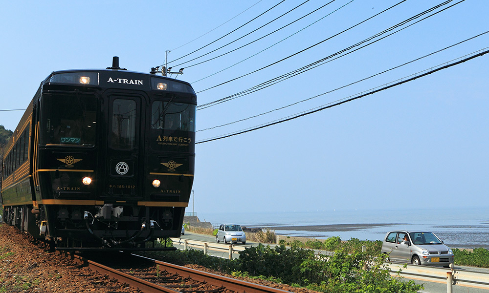 三角駅前(特急 A列車で行こう4号)